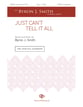 Just Can't Tell It All TTBB choral sheet music cover